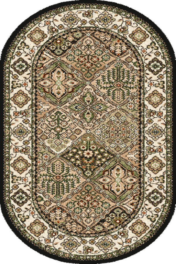 Dywan FD Standard Bergenia Oliwka Owal-