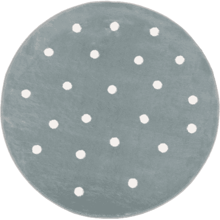 Dywan FD Lush Grochy Miętowy Koło-