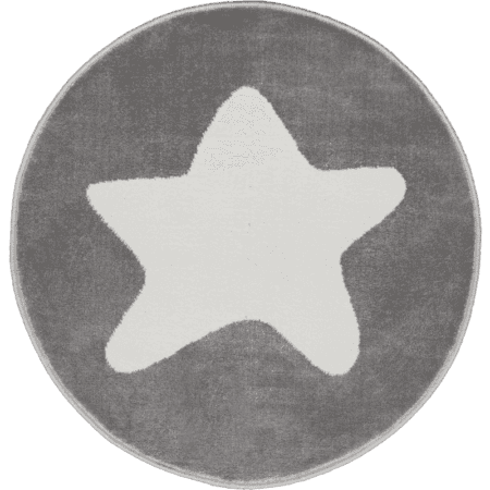 Dywan FD Soft Gwiazdka Popiel Koło-